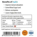 Best Calcium tablet for women with Prebiotic Inulin